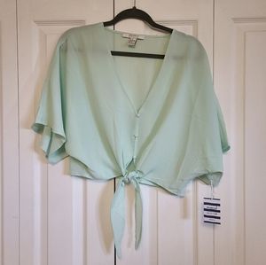 Forever 21 Mint Green Blouse